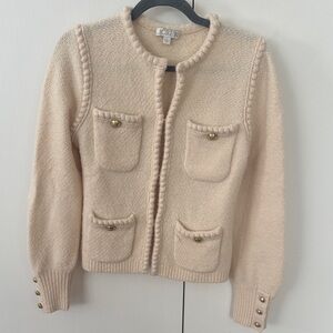 J. Crew Women's Beige Cardigan Sweater